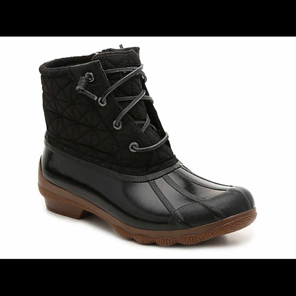 Sperry Top Sider Black Duck Boots